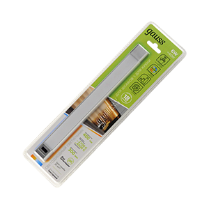 Gauss Светильник сенсорный модель B 6W 400lm 2700K-6500K 170-260V 300mm диммируемый IR 9019531206-T