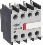 Купить Dekraft Приставка конт. доп.контакты 4НО лицевой установки ПК-03
