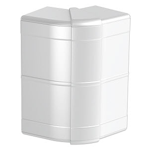 Купить OBO Bettermann Угол внешний канала Rapid 45-2 регулируемый 53x130 мм, ПВХ алюминиевый цвет 6113234