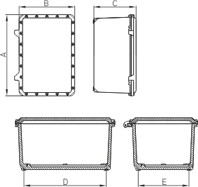 Купить СТ Оболочка алюминиевая взрывозащищенная LTJB-IIB-4565D
