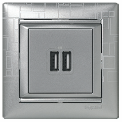 Купить Legrand Valena Алюминий модерн Рамка 1-ая 770341