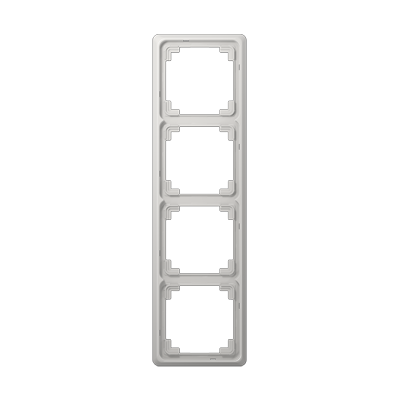 JUNG CD plus Светло-серая Рамка 4-ая CDP584LG