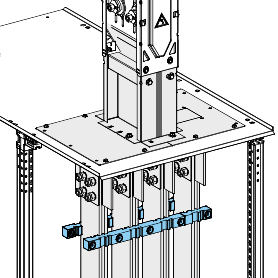 SE Canalis Держатель шин, межфазное расст. 115 мм (KTB0000YS1)