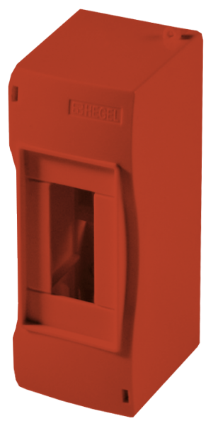 Hegel КМ2020-02 Корпус модульный открытой установки на 1-2 модуля, красный