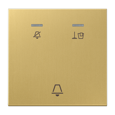 JUNG Клавиша для гостиничных кнопочных модулей 531KO5EUM24 или 531KO5EUM230, латунь Classic MECUKO5MC