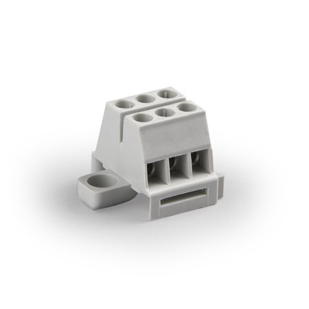 ENSTO Клеммный блок Compact 3-полюсный с защитой проводов, Cu 1.5 мм², 450 В KR5031