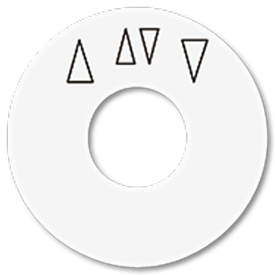 JUNG диск со шкалой, белый SKS1234.10WW