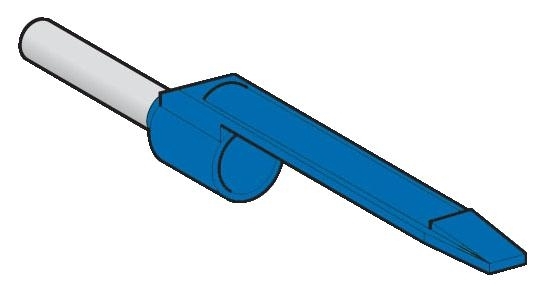 Купить SE Наконечник с язычком для маркировки AR1M*, средний р-р, 2,5мм синий DZ5CA025D