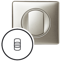 Купить Legrand Celiane Титан Клавиша 1-ая для переключателя с рычажком 67016 и кнопки 67036 068316