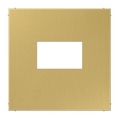 JUNG Плата для USB-зарядных устройств без видимого винта; металл; латунь Classic ME1969USBC