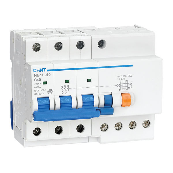 CHINT Диф. авт. выкл. NB1L-40 3P C32 30mA тип AC 6kA (R) 198043