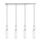 Eglo 390129 Подвесной светильник HL/4 E27 chrome/white 'MAJANA'