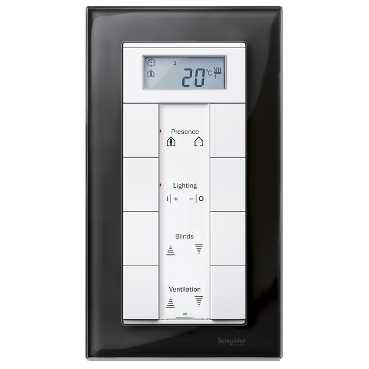 Купить SE Merten SM M-Elegance Стекло Черное кальцит Рамка 2-ая без перегородки MTN404803