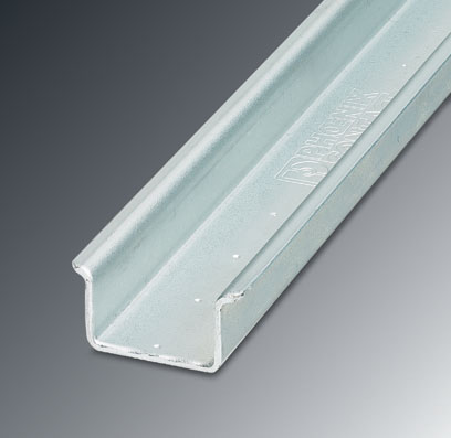 Phoenix Contact NS 35/15 BLK UNPERF 2000MM Несущая рейка без перфорации 1201701