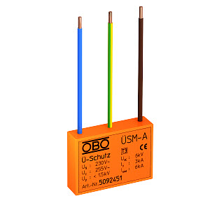 Купить OBO Bettermann УЗИП для силовых сетей 1+NPE (Класс III), 255 В 5092451
