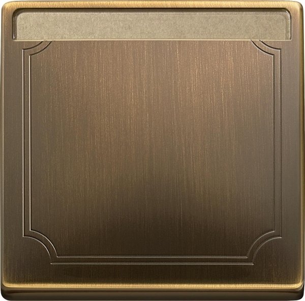 SE Merten SD Античная латунь Клавиша 1-ая, с полем для надписи MTN412343