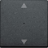 Купить SE Merten KNX\EIB SM Антрацит Клавиша для модуля 1-кнопочного выключателя, с символами ВВ/ВН MTN625514