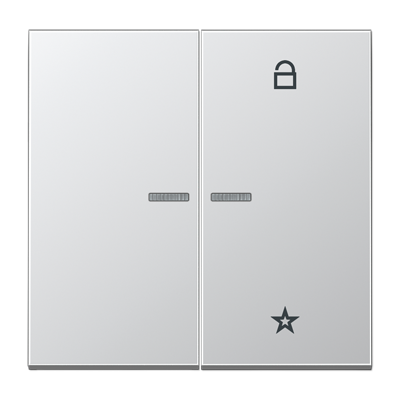 JUNG Центральная плата универсальная, алюминий AL1701