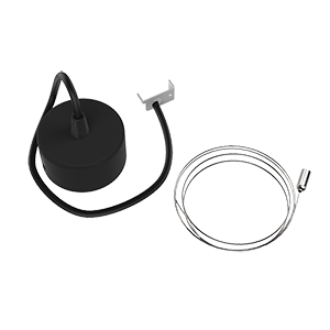 Varton Комплект для подвеса светильников Stellar-Line, длина троса 1,2 м (1 комплект на 1 светильник) RAL9005 черный матовый V4-R0-T0.0006.SL0-0001