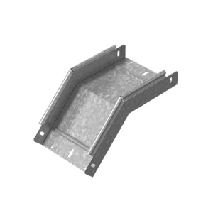 OSTEC Угловой соединитель внешний 45 град. к лотку УЛ 500х80, толщ. 1,0 мм, Сендзимир цинк
