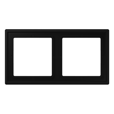 JUNG LS Zero Черный матовый Рамка 2-ая LSZ982BFSWM