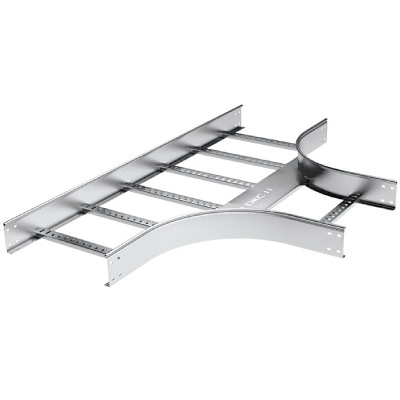 DKC Т-ответвитель 50х200 R-600 в комплекте с крепежными элементами и соединительными пластинами, необходимыми для монтажа