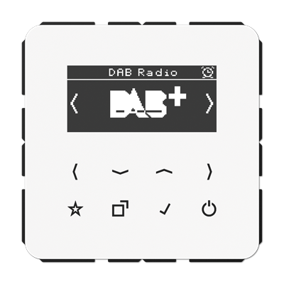 JUNG Цифровое радио DAB +, белый DABCDWW