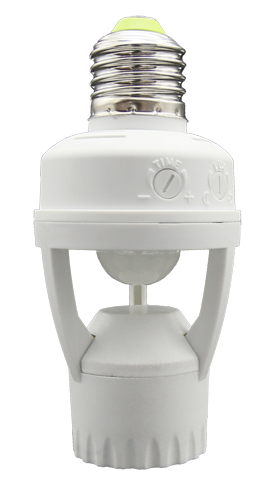 Jazzway Датчик движения PMS-IR 045 60Вт Е27 360° 6м WH IP20 .5013018