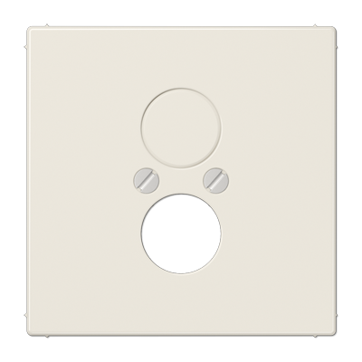 JUNG Слоновая кость Крышка для 2-х гнезд (разъемов длягромкоговорителей) LS962