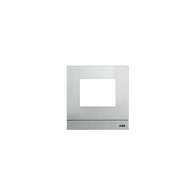 ABB Рамка станции вызова, размер 1/1, серебристый 2TMA070130A0011