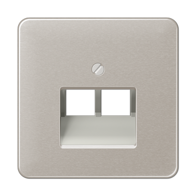 JUNG CD 500/CD plus Платина Накладка 2-ой наклонной ТЛФ/комп розетки CD569-2UAPT