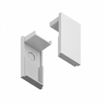 Technolight Торцевые заглушки 2шт белые 81001-WH