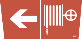 Купить IEK Самоклеющая этик. "Пож. кран/стрелка налево" ССА 5043 IEK