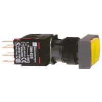 Купить SE Квадратная кнопка с подсветкой желтая XB6DW5B5B