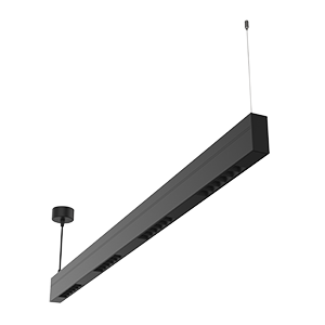 Varton Светодиодный светильник Stellar-Line Comfort Up n Down подвесной 1200х35х75 мм 56 ВТ 3000 K RAL9005 черный матовый с линзами 50 градусов двойна V1-R0-T0493-05L21-2005630