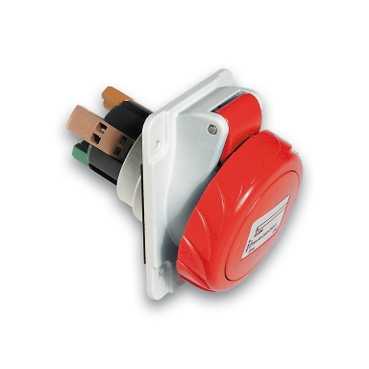 Купить SE PratiKa Розетка скрытой установки, угловая, быстрозажимное соединение, 16А 3P+E IP67 380В PKY16F734