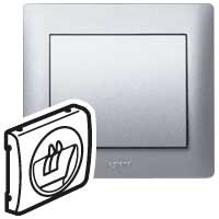 Legrand Galea Life Алюминий Накладка аудиорозетки 1-ой 771300