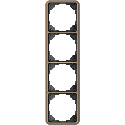 JUNG CD 500 Бронза Рамка 4-ая CD584GB