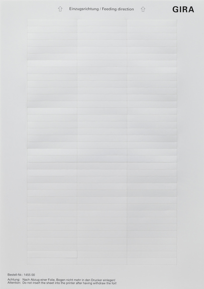 Gira Вкладыши для надписей 145500