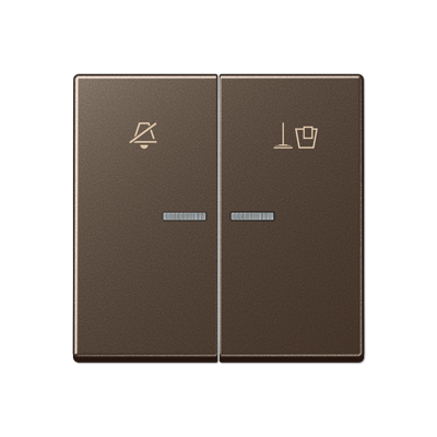 JUNG Клавиша для гостиничных выключателей 505KO5VEUM24 или 505KO5VEUM230, мокка ARUKO5MMO