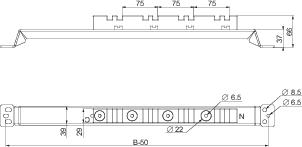 Купить SE Вертикальные опоры (2 шт.) для для сборных шин 3200A 400 NSYBVS400