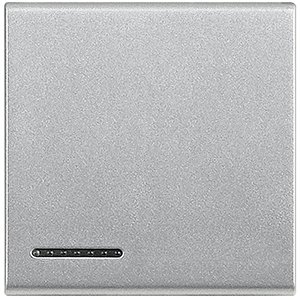 BT LTT Алюминий Клавиша 1-ая с линзой подсветки, 2 мод NT4915/2