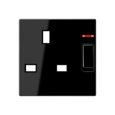 JUNG розетка British standart, c выключателем, защита от детей A3171KOSW