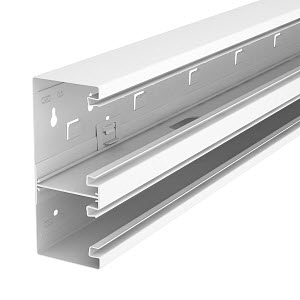 Купить OBO Bettermann Кабель-канал Rapid 80, 70x170x2000 мм (без крышки) сталь, белый 6278200