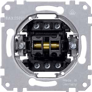 Купить SE Merten Механизм 1-полюсного выключателя на 1 направление и 2-полюсного выключателя на 1 направление MTN312000