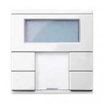 Купить SE Merten KNX Бел Выключатель 2-кнопочный Plus с терморегулятором SYM MTN6212-0319