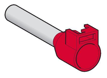 Купить SE Наконечник с возможностью крепления язычка для маркировки AR1SC03, длинный р-р,10мм красный DZ5CA103D