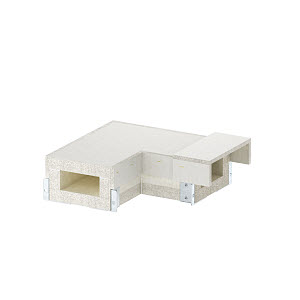 Купить OBO Bettermann Угловая секция 90° огнестойкого кабельного канала 50x110 мм 7215607