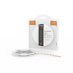 Gauss Лента Basic 12V 4,8W/m 312lm/m 3000K IP20 LED 2m 1/120 BT003