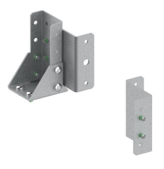 ABB Кронштейны для крепления шин N, PE в кабельном отсеке 9CNB00000002199